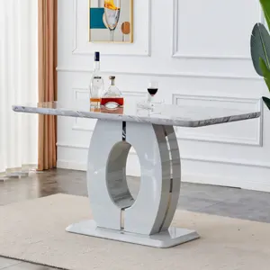 Современный роскошный дизайн N1 Nordic столовая полностью ЧЕРНЫЙ Итальянский большой круглый мраморный столешница из МДФ обеденный стол для ресторана