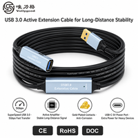 Câble d'extension USB 3.0 AM-AF de qualité supérieure pour ordinateur portable/PC/voiture/moniteur/disque dur/boîtier HDD SSD/radiateur/DVD 5M-30M