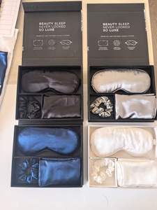 Set Hadiah Sarung Bantal Sutra Mulberry 100% dan Masker Mata Sutra untuk Tidur - Product Image 2