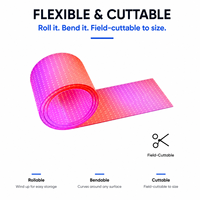 Şeffaf Led Film Ekran P10 Esnek %90 Şeffaflıkta Kristal Kendinden Yapışkanlı Ekran Alışveriş Merkezi Cam Vitrini için