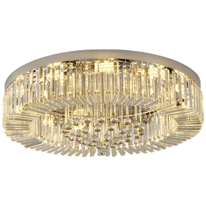 Crystal Ceiling <b>Light</b> Round Modern <b>Chandelier</b> For Living Room Bedroom Lighting 10-15 Sqm 110V 240V - Product Image 5