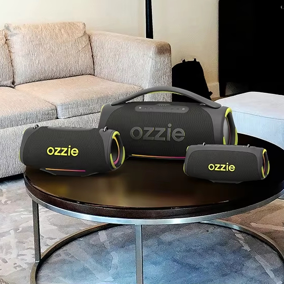 Ozzie ES400 Max Bluetooth Party Speaker 160W Output Portable Speaker BOOMBOX IPX7 Waterproof Stereo Sound with Deep Bass