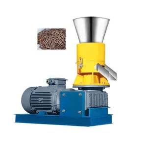 8Mm Wood Pellet Machine Automatic 300Kg Mills Diesel Engine 500Kg H Small Whole Wood Pellet Machine