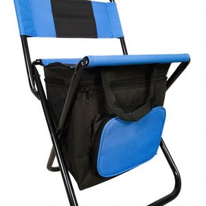 Lightweight Portable Folding Camping Stool with Backrest for Outdoor Fishing - Product Image 4