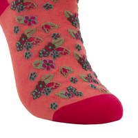 Jacquard Design Floral 3D Fleur Couple Chaussettes Haute Qualité Coton Tricot Séchage Rapide Impression Numérique pour Printemps Crew Anti-Bactérien