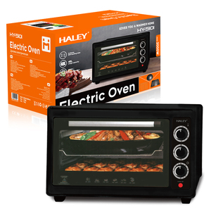 Horno de Convección HALEY de 2000W y 48L, Horno de Gran Capacidad con Puerta de Vidrio para Hornear - Product Image 1
