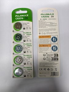 PUJIMAX 10 шт. cr2016 кнопочная батарейка 3 в Литиевая Батарея cr2016 литиевая ионная батарейка 3 в для датчика ключа автомобиля - Product Image 3