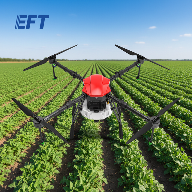 Quality Guarantee EFT E410P Waterproof Agriculture Drone 10L Tank Farm Seeding Spraying Remote Control Agri Crop Sprayer