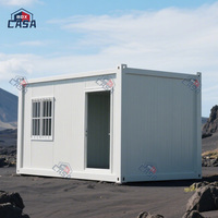 Petites maisons à vendre pour bureau à domicile ou entrepôt Maisons conteneurs en bois détachables avec acier et panneau sandwich