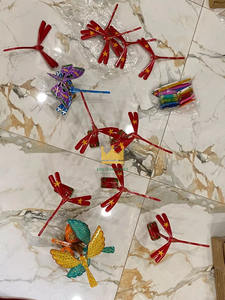 Juguete de equilibrio y decoración para el hogar de bambú hecho a mano y ecológico con forma de libélula, hecho en Vietnam - Product Image 6