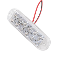 Barre lumineuse de signalisation à LED 12-24V pour camion, remorque, camping-car, feux de position latéraux clignotants
