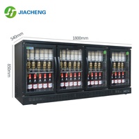 Réfrigérateur de bar/KTV à deux portes, 200L, sous comptoir, pour bière, avec compresseur Danfoss/ASPERA et refroidissement par air