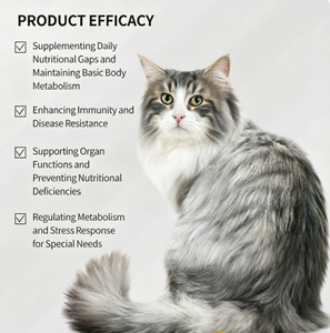 Tabletas Multivitamínicas de Alto Contenido, Suplemento Nutricional <span class=keywords><strong>Universal</strong></span> con Soporte para el Sistema Inmunológico para Perros y Gatos, Sin Granos - Product Image 2