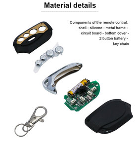 Télécommande universelle <span class=keywords><strong>de</strong></span> duplication <span class=keywords><strong>de</strong></span> clé principale pour <span class=keywords><strong>porte</strong></span> <span class=keywords><strong>de</strong></span> <span class=keywords><strong>garage</strong></span> électrique intelligente HFY517, 4 boutons, fonction <span class=keywords><strong>de</strong></span> confidentialité RF - Product Image 5