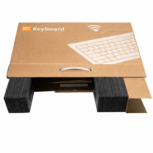 Caja de embalaje para teclados de 3C Electronics, para envíos de marcas en línea, corrugada, opción de flauta B/E, plegable, fabricante de cajas de envío. - Product Image 5