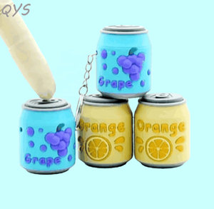 QYS 3D Printed Soda <b>Pop</b> Fidget Clicker Keychain Cute Plastic Key <b>Ring</b> Desk Toy Stress Relief Gift - Product Image 4