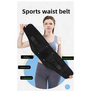 <span class=keywords><strong>Ceinture</strong></span> <span class=keywords><strong>de</strong></span> soutien lombaire respirante unisexe avec sangles réglables et coussin lombaire amovible pour la protection sportive et l'usage quotidien - Product Image 5