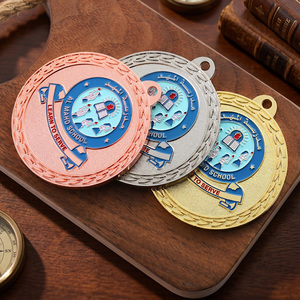 Medallas Personalizadas con Logotipo, Letra, Dibujo Animado, Medallas Escolares, Medallas de Carrera, Esmaltadas en <span class=keywords><strong>Oro</strong></span>, Plata, Cobre, Aleación de Zinc, Medalla de Metal 3D - Product Image 1