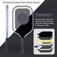 Pro 4 FitSpark Edgeless Honeycomb Core 16mm, Anillo de Potencia Portátil de Doble Zona, Textura de Fibra de Carbono Ranurada en 3D, Aprobado por la USAPA