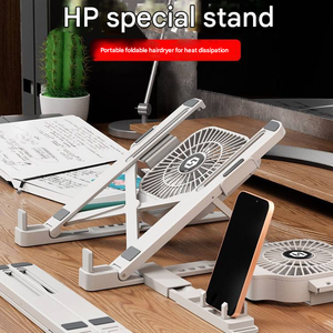 ขาตั้งแท็บเล็ตพกพาแบบโลหะสำหรับเล่นเกมส์ ปรับระดับได้ พับเก็บได้ พร้อมพัดลมระบายความร้อน <span class=keywords><strong>ราคา</strong></span>โรงงาน รองรับ OEM - Product Image 2