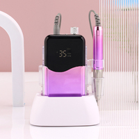 Machine à polir les ongles électrique rechargeable professionnelle portable de très haute qualité 35000 tr/min sans balais