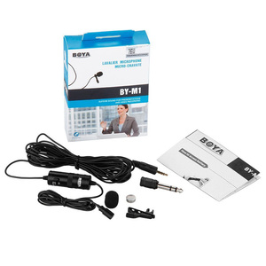 Xueren BOYA BY-MM1 Microfono da Studio Microfono Lavalier Mini Audio 3.5 millimetri Collare per il iphone <span class=keywords><strong>Canon</strong></span> Nikon DSLR Camera Camcorder - Product Image 6