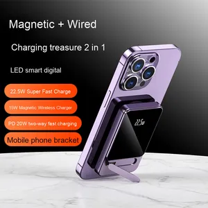 Kc chứng nhận <span class=keywords><strong>10000</strong></span> <span class=keywords><strong>mAh</strong></span> cho từ ngân hàng điện không dây sạc nhanh dung lượng cao Li-polymer pin Quà Tặng tùy chỉnh - Product Image 2