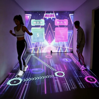 Jeux interactifs au sol et sur les murs pour salles de classe intelligentes, fitness