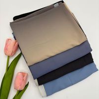 Nouveau style Hijab en modal doux dégradé, best-seller transfrontalier, écharpe longue tie-dye, protection solaire pour femmes musulmanes, foulard