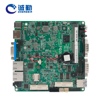 OEM 8th Gen Celeron J4125 nano-itx Motherboard 2 Lan 6 * COM VGA/HD mesin penjual otomatis X86 papan induk PC Panel industri tanam