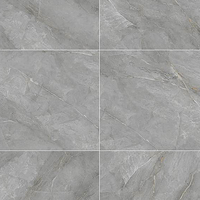 Carrelage en porcelaine imitation pierre gris perle 800x800mm, facile à nettoyer, imperméable, pour sol, mur, salon, hôtel