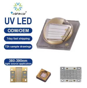 서울 Viosys UV LED 성장 빛 살균 곤충 트랩 높은 전원 SVC SMD3535 365nm UVA LED