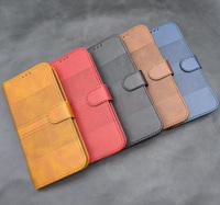 Étui de téléphone portable personnalisé en cuir, housse de protection, étui à rabat en PU, étui de portefeuille professionnel pour iPhone Samsung Redmi Xiaomi Google Oneplus
