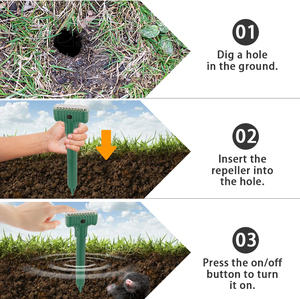 2025 Mole Gopher Repellent Bẫy Ngoài Trời Kiểm Soát Dịch Hại Chuột Và Rat Bẫy Cho Bãi Cỏ Công Viên - Product Image 5