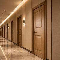 Porte insonorisée 55 dB pour hôtel, battant de 65 mm, idéale pour studio d'enregistrement, home cinéma, e-sport, hôtel – Bloque les basses et le bruit des caissons de basses