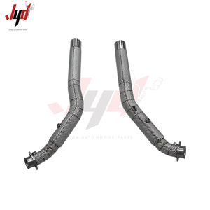 Collecteur d'échappement pour Mercedes AMG CLS 63 4MATIC (C218) M157 5.5L <span class=keywords><strong>V8</strong></span> biturbo 2013+ avec bouclier thermique - Product Image 2