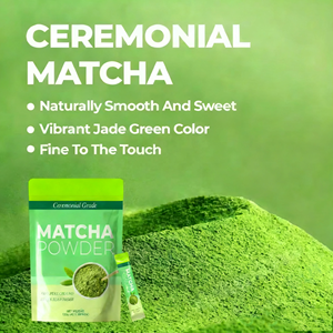 Venta al por mayor de fábrica, marca privada, 100% Matcha orgánico en polvo, Matcha ceremonial de primera calidad, paquetes de té verde Matcha en polvo - Product Image 2