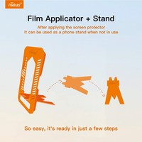 Protector de Pantalla de Vidrio Templado de Alta Calidad Mietubl con Eliminación de Polvo, Adhesión Rápida y Desbloqueo por Huella Dactilar para Samsung S25/S24
