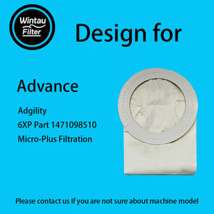 Sac filtrant anti-poussière Micro-Plus 1471098510 en papier blanc écologique personnalisé à prix abordable - Product Image 2