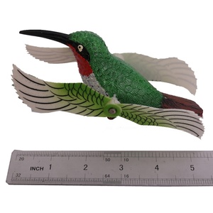 Vườn Patio Trang Trí Gió Spinners Sân Stakes Xoay Thiết Kế Nhựa Hummingbird Cối Xay Gió - Product Image 3