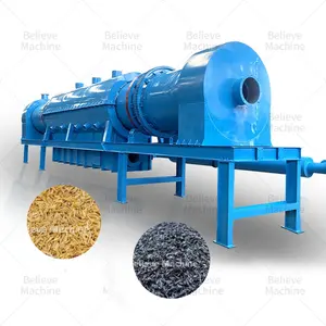 Continuous Biomass Charcoal Making Machine Factory Price