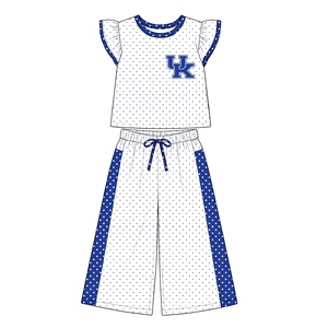 Pre-ordenar Conjuntos de Ropa <span class=keywords><strong>para</strong></span> Bebés <span class=keywords><strong>Niñas</strong></span>: Camisetas de Manga con Volantes de Estrellas de Fútbol de Otoño y Pantalones Acampanados Deportivos - Product Image 4