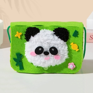 Kit de Bolsa Cruzada de Tela No Tejida DIY para Niñas con Diseño de Conejito, Juguete Educativo de Manualidades para Niñas, Set de Manualidades con Diseño de Conejito - Product Image 6