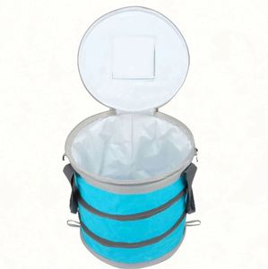 Sacs isothermes pliables personnalisés en PEVA imperméable pour le vin, la pêche, le camping, les pique-niques et la plage - Product Image 3