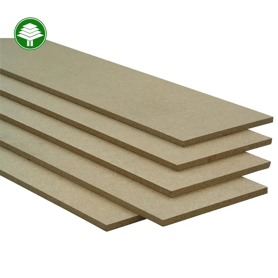 Linyi 15mm MDF laminado liso com cola EO ecológica de alta densidade