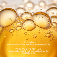 Sérum en spray naturel pour le traitement des poils incarnés, marque privée, prévient les poils incarnés, réduit les boutons de rasoir, apaise les irritations après l'épilation