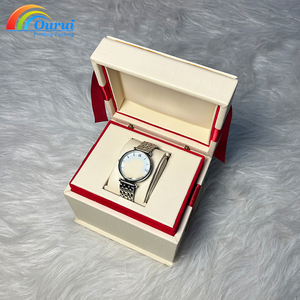 Coffret de montre de luxe, emballage complet avec sac cadeau, porte-cartes, certificat et nœud, boîte cadeau pour montre - Product Image 4