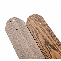 Pales de ventilateur décoratives en bois Guanghua, motif grain de bois, plusieurs options de couleurs pour remplacement de ventilateur de plafond intérieur