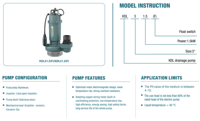Pompa Air Celup Grandfar 220V 1500W 2HP Berbahan Besi Cor dengan Motor Tembaga Anti Polusi Cahaya Pompa Air Celup Dalam
