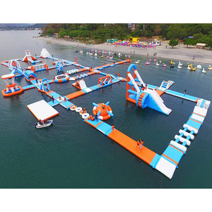 Parc aquatique gonflable pour adultes, parcours d'obstacles aquatiques, parc aquatique flottant - Product Image 3